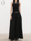 BASERANGE France organic cotton Nehru lace patchwork vest camisole BAS-TONT-LA-SP25-BLACK (BROWN)